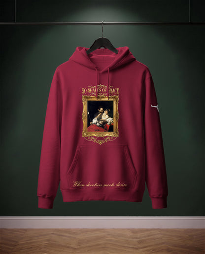 50 Shades of Grace — felpa colore Bourdeaux, davanti
