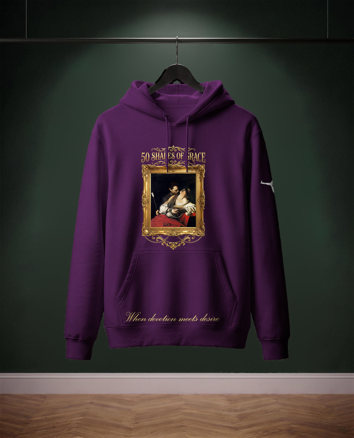 50 Shades of Grace — felpa colore Viola astrale, davanti