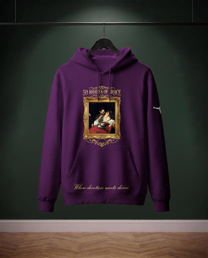 50 Shades of Grace — felpa colore Viola astrale, davanti
