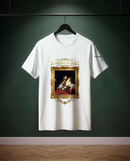 50 Shades of Grace — t-shirt colore Bianco, davanti