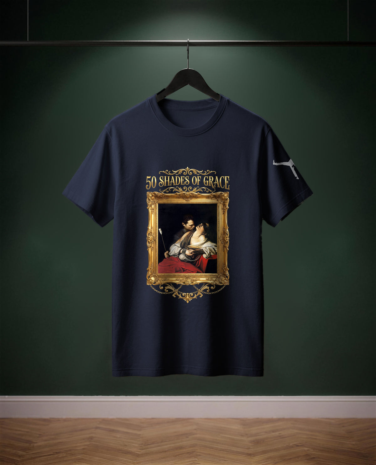 50 Shades of Grace — t-shirt colore Blu oltremare, davanti