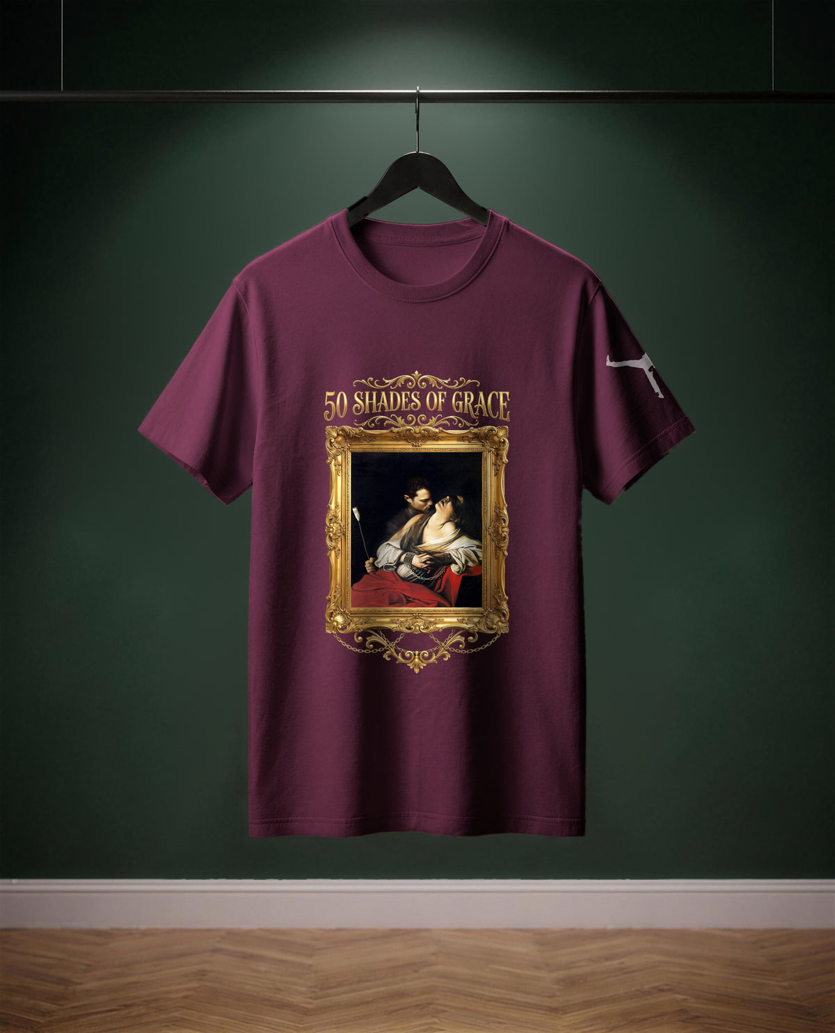 50 Shades of Grace — t-shirt colore Bourdeaux, davanti