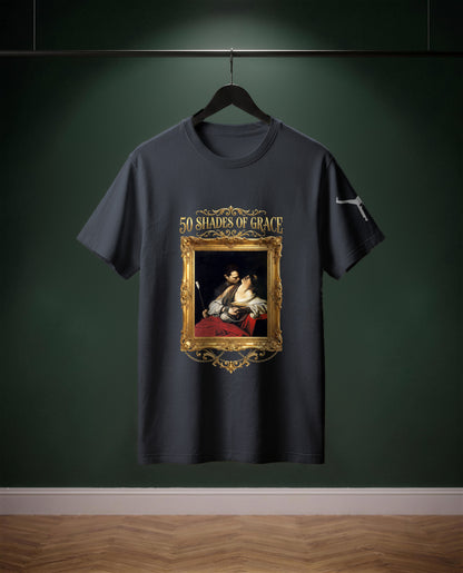 50 Shades of Grace — t-shirt colore Grigio topo, davanti