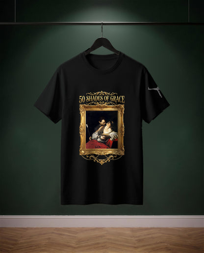 50 Shades of Grace — t-shirt colore Nero, davanti