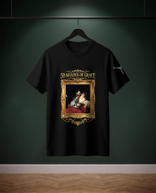 50 Shades of Grace — t-shirt colore Nero, davanti