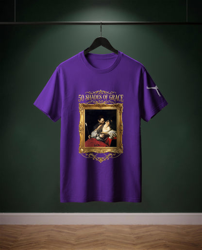 50 Shades of Grace — t-shirt colore Viola scuro, davanti