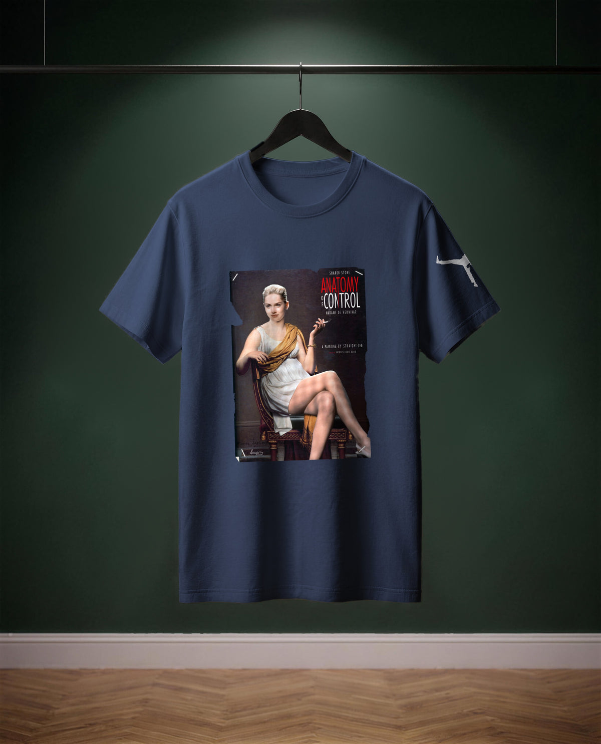 Anatomy of Control — t-shirt colore Denim, davanti