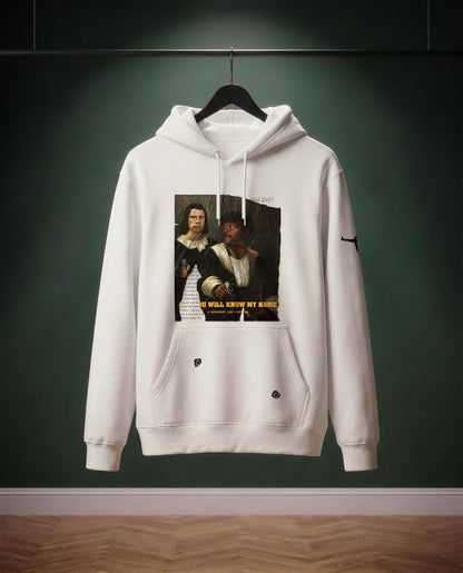 And You will know my Name — felpa colore Off-White, davanti