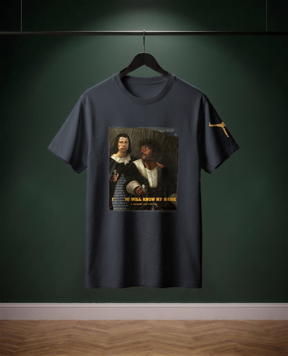 And You will know my Name — t-shirt colore Grigio topo, davanti