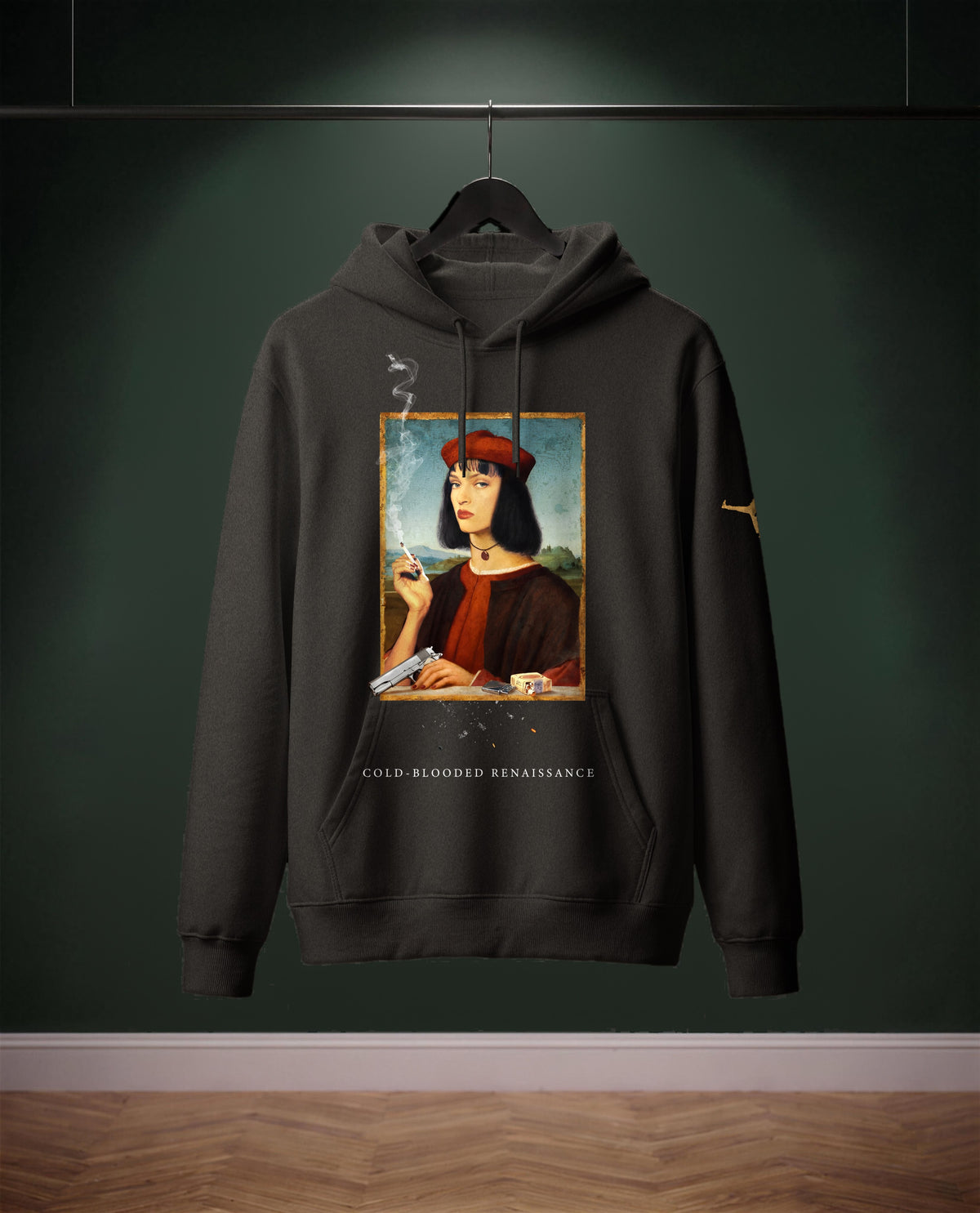 Cold-Blooded Renaissance — felpa colore Antracite melange, davanti