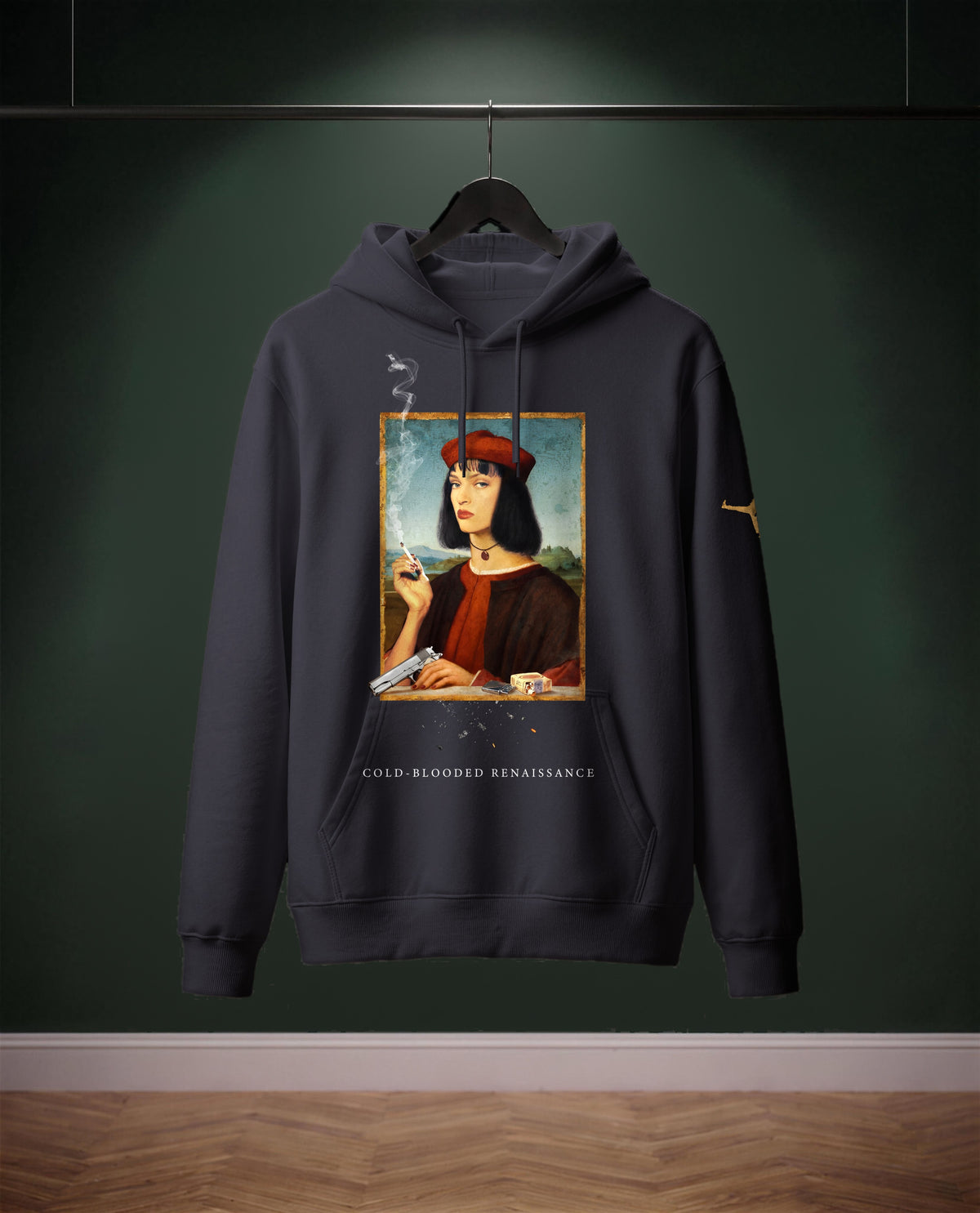Cold-Blooded Renaissance — felpa colore Blu oltremare, davanti