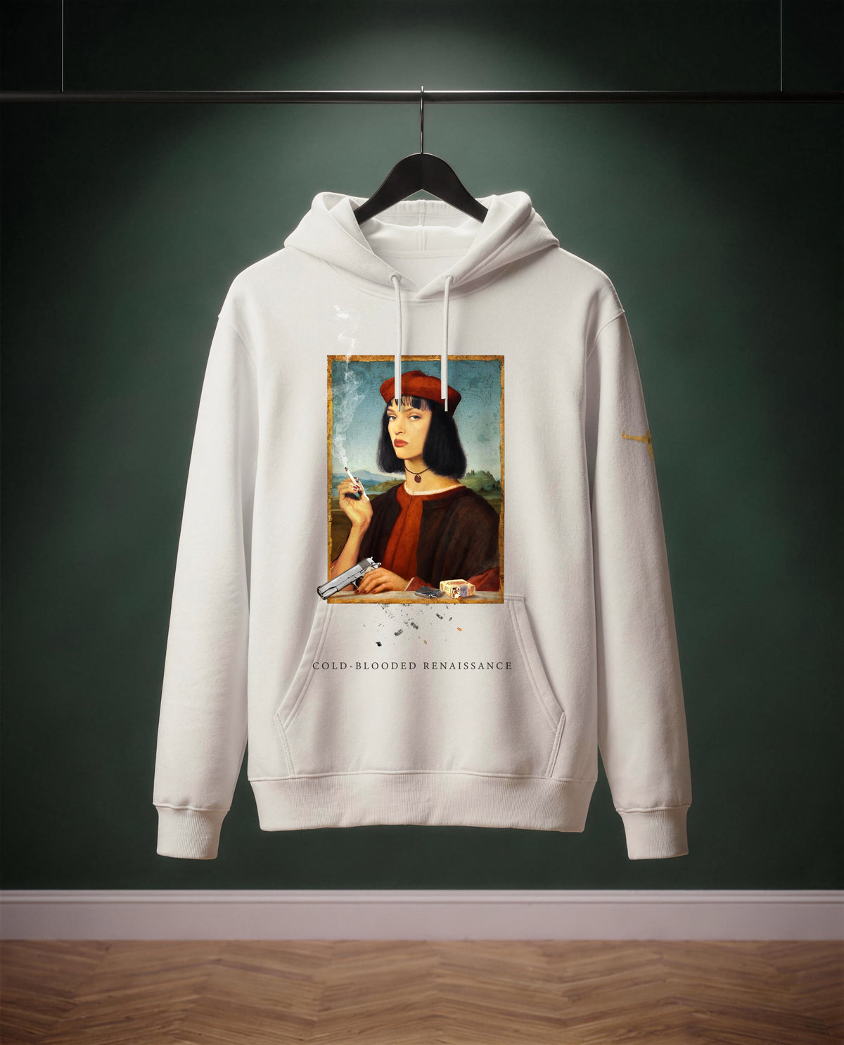 Cold-Blooded Renaissance — felpa colore Off-White, davanti
