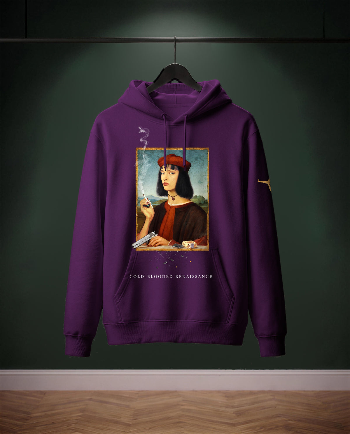 Cold-Blooded Renaissance — felpa colore Viola astrale, davanti