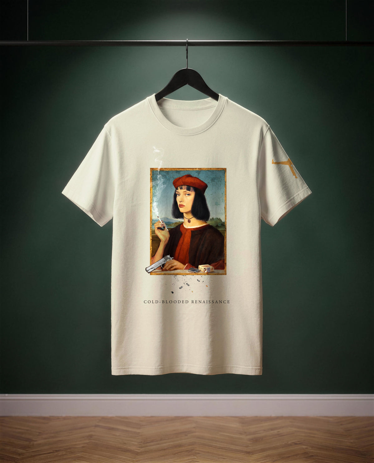 Cold-Blooded Renaissance — t-shirt colore Crema, davanti