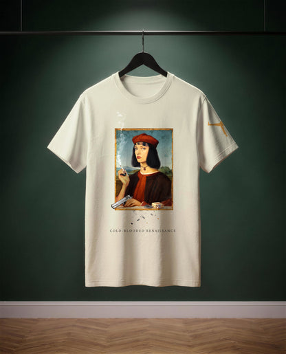 Cold-Blooded Renaissance — t-shirt colore Crema, davanti