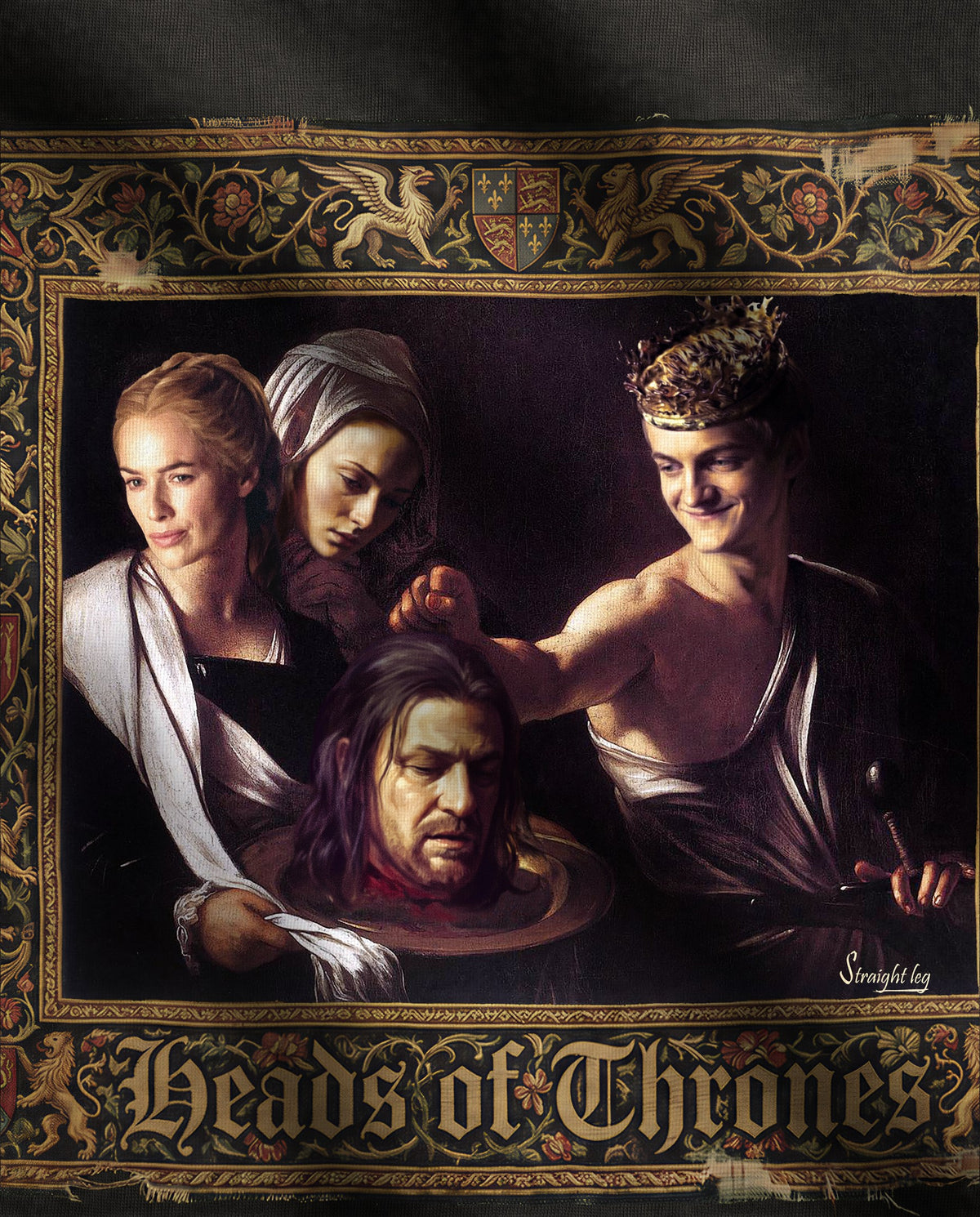 Heads of Thrones — dettaglio della stampa