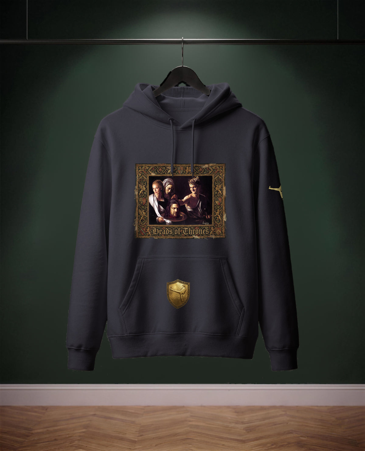 Heads of Thrones — felpa colore Blu oltremare, davanti