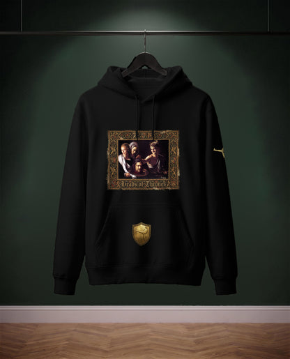 Heads of Thrones — felpa colore Nero, davanti