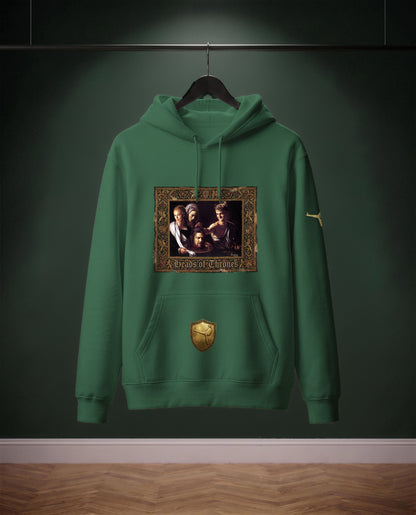 Heads of Thrones — felpa colore Verde bottiglia, davanti