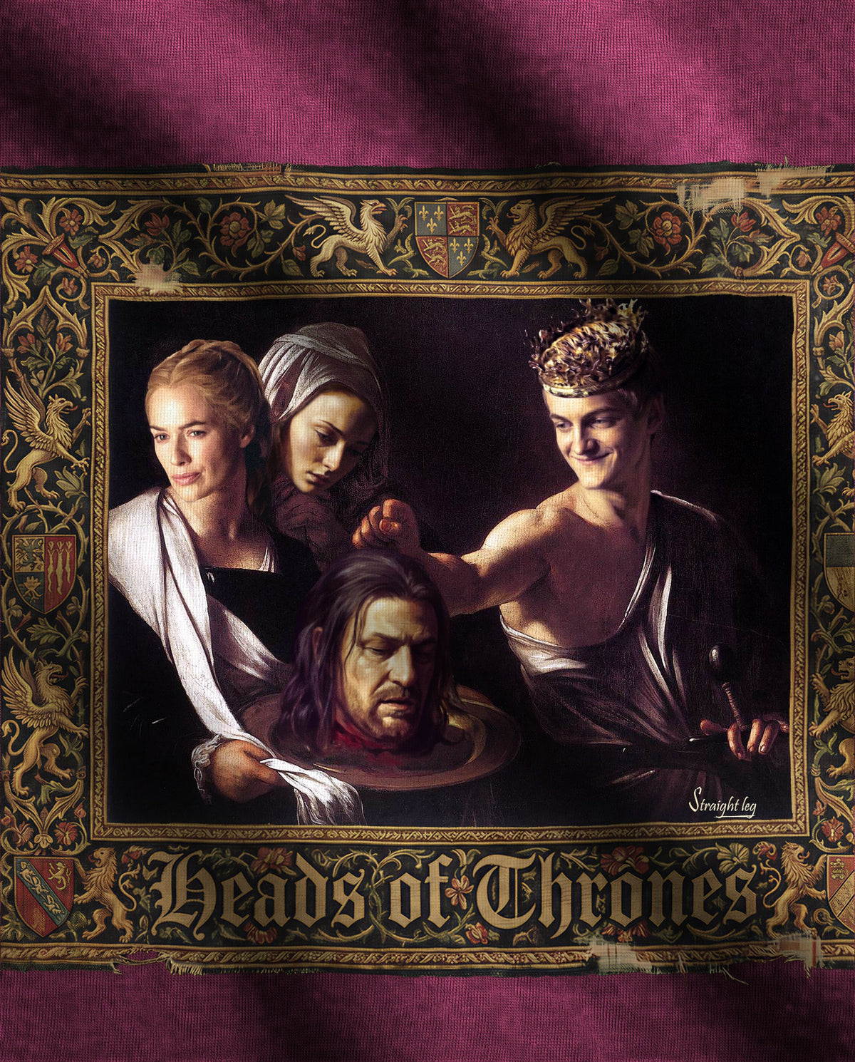 Heads of Thrones — dettaglio della stampa