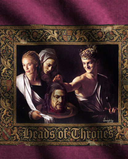 Heads of Thrones — dettaglio della stampa