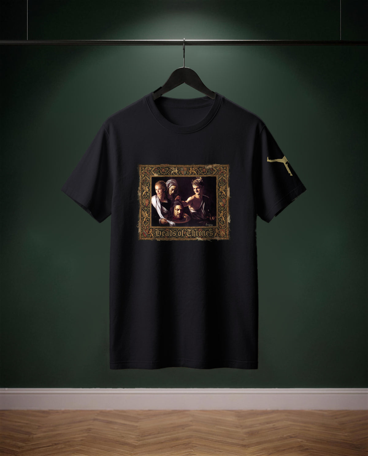 Heads of Thrones — t-shirt colore Blu navy, davanti