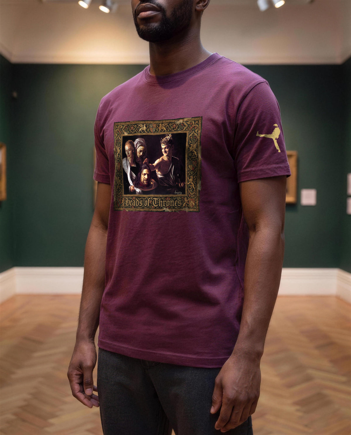 Heads of Thrones — t-shirt indossata
