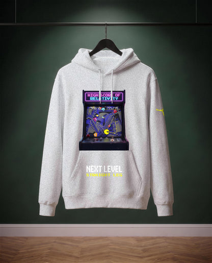 High Score of Relativity — felpa colore Grigio medio melange, davanti