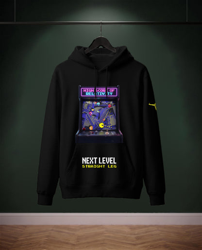 High Score of Relativity — felpa colore Nero, davanti