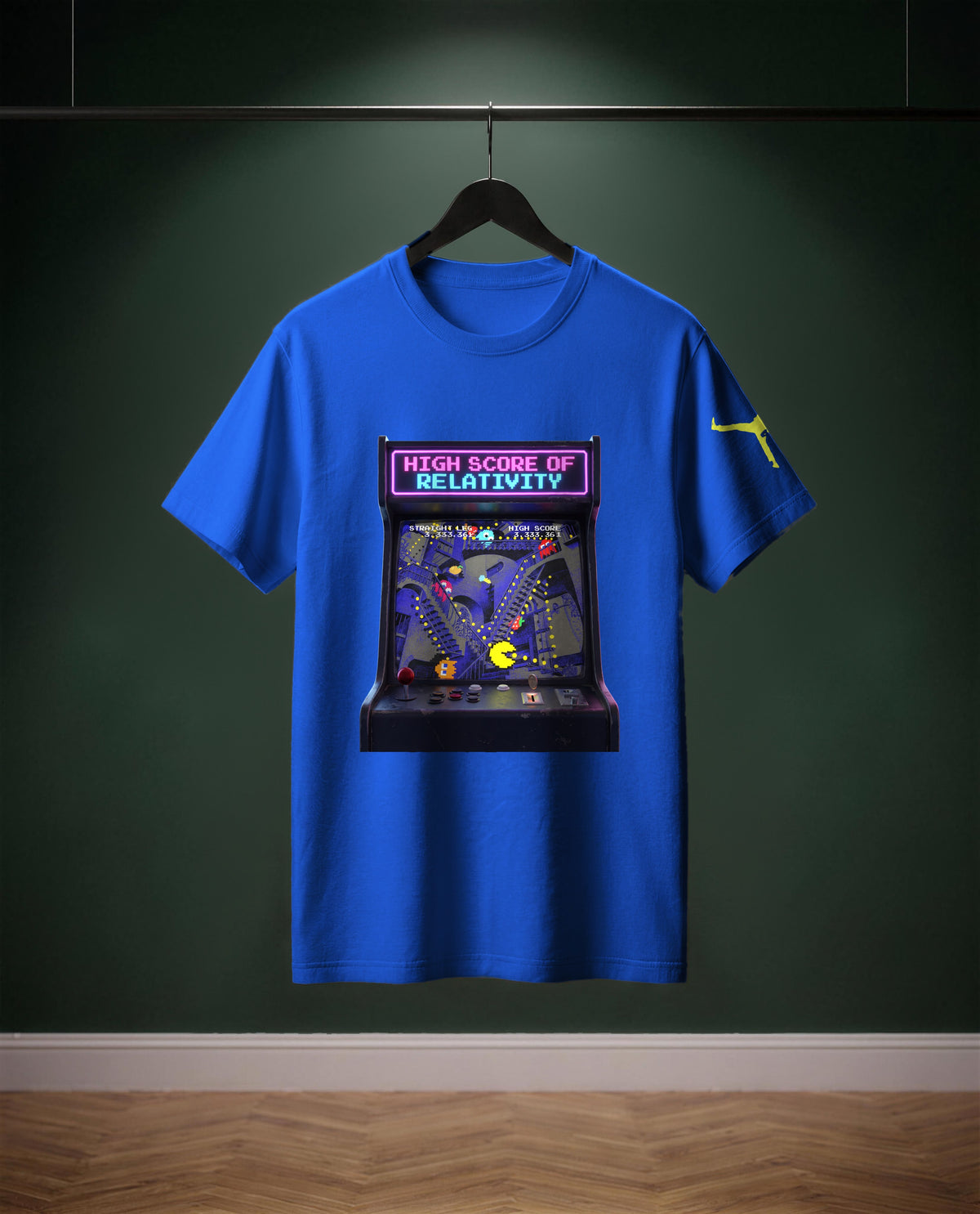 High Score of Relativity — t-shirt colore Blu royal, davanti