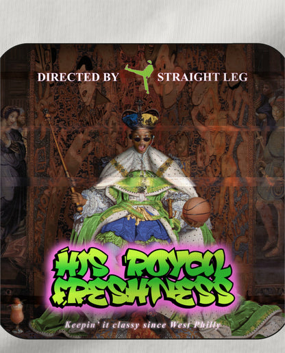 His Royal Freshness — dettaglio della stampa