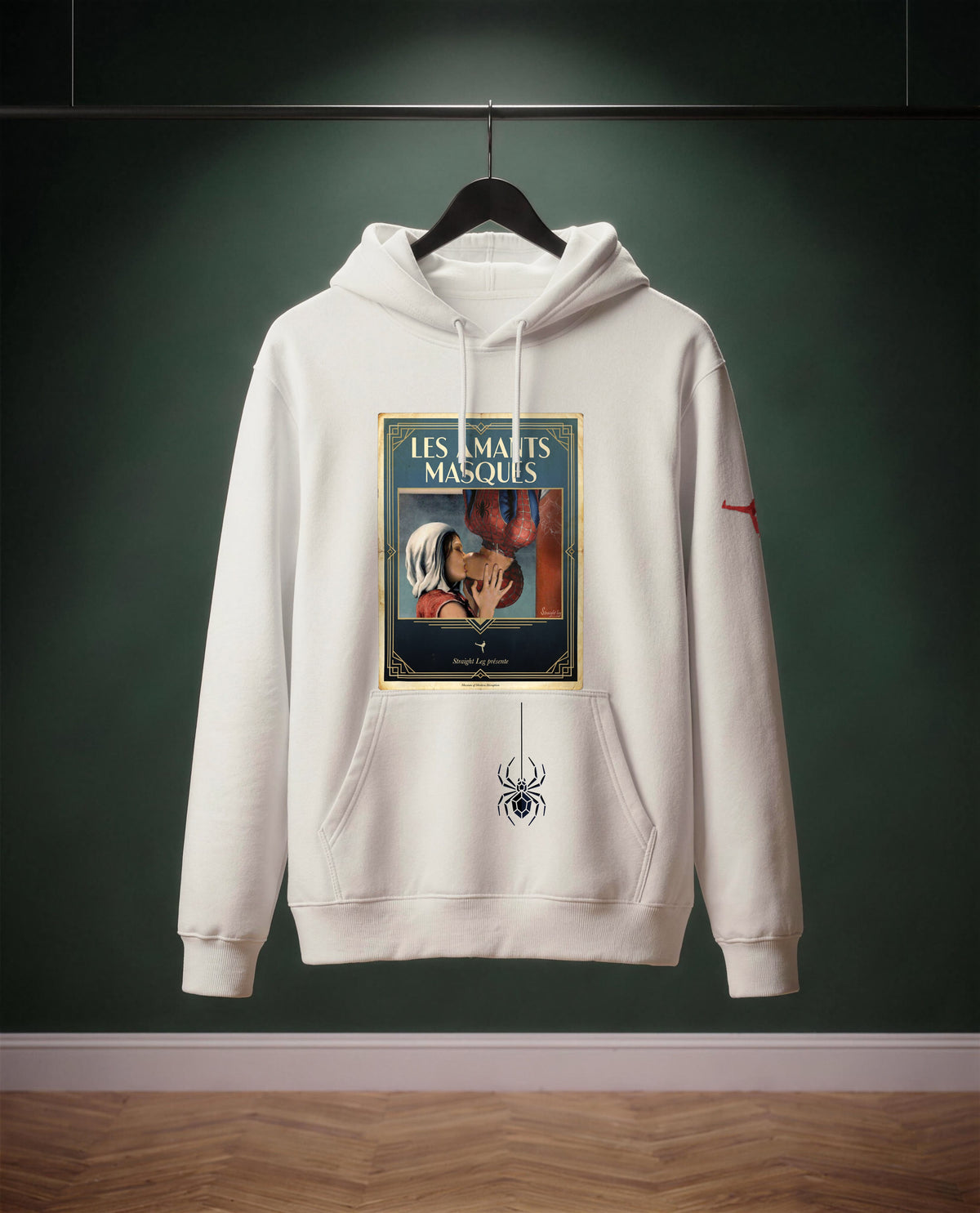 Les Amants Masqués — felpa colore Off-White, davanti
