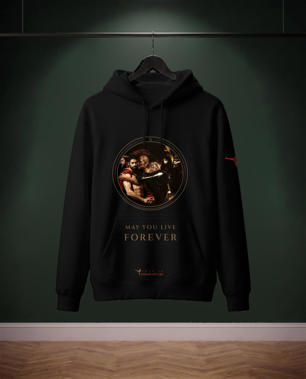 May You live Forever — felpa colore Nero, davanti