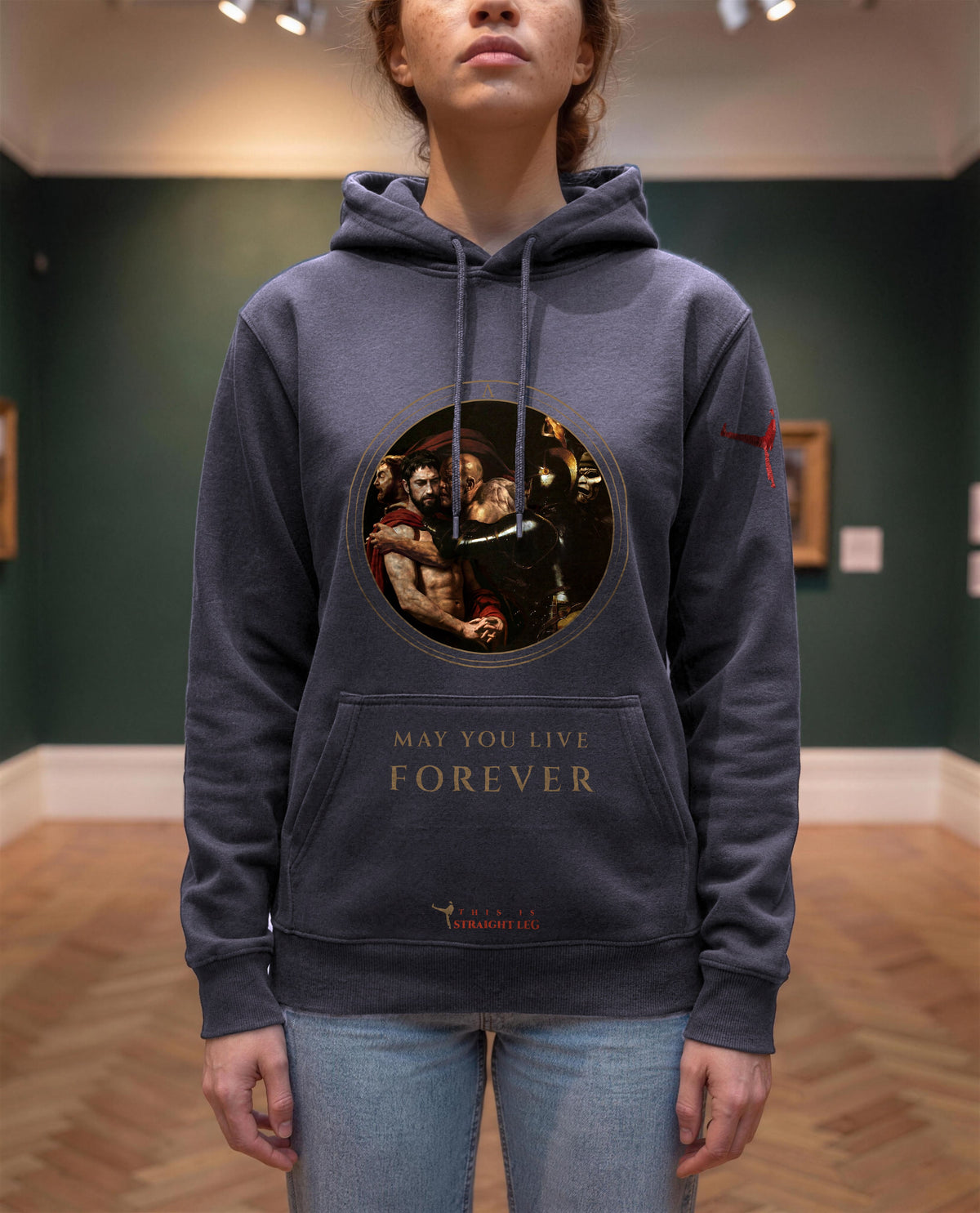 May You live Forever — felpa indossata, davanti