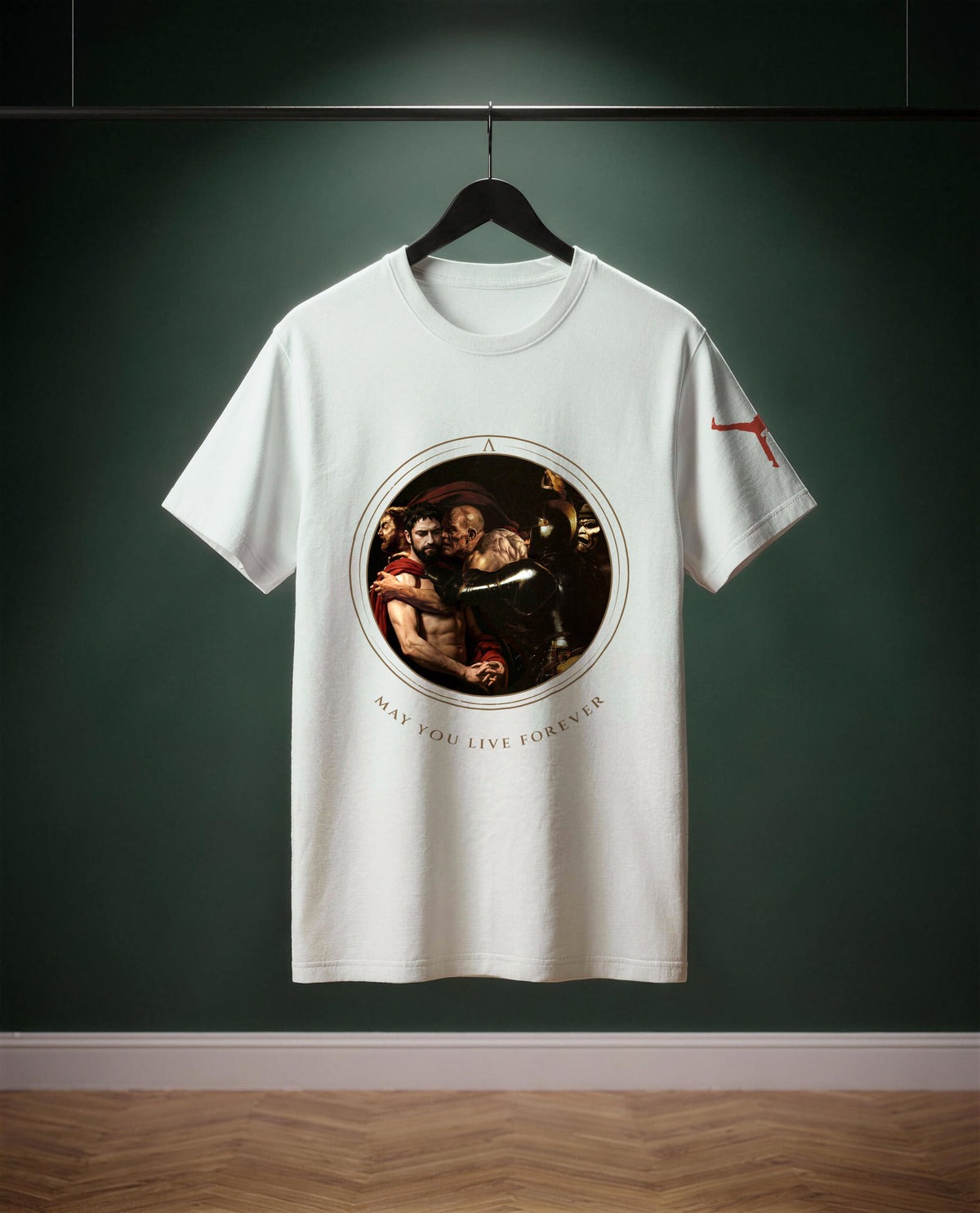 May You live Forever — t-shirt colore Off-white, davanti
