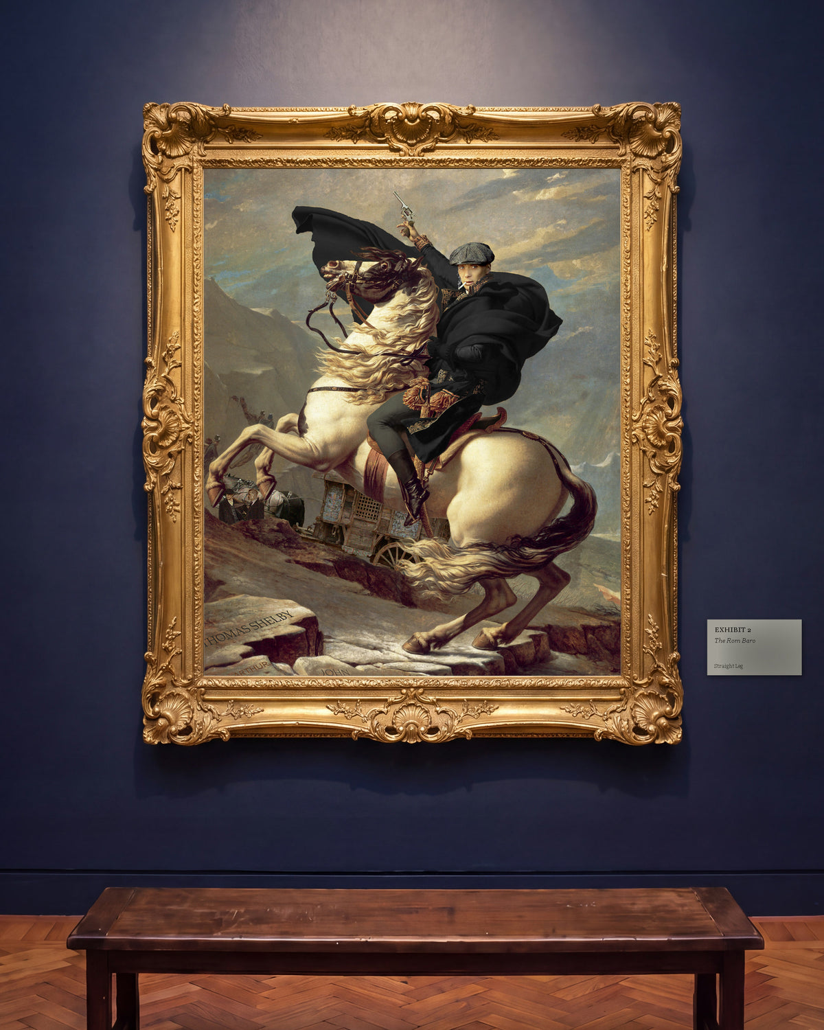 Exhibit 2, The Rom Baro: il quadro appeso nella sua Sala del Museo Straight Leg