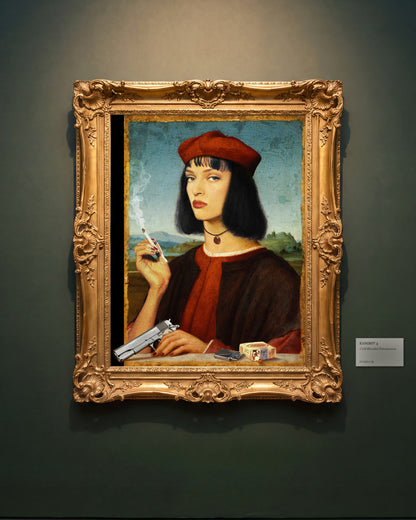 Exhibit 3, Cold-Blooded Renaissance: il quadro appeso nella sua Sala del Museo Straight Leg