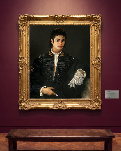 Exhibit 4, The One-Gloved King: il quadro appeso nella sua Sala del Museo Straight Leg