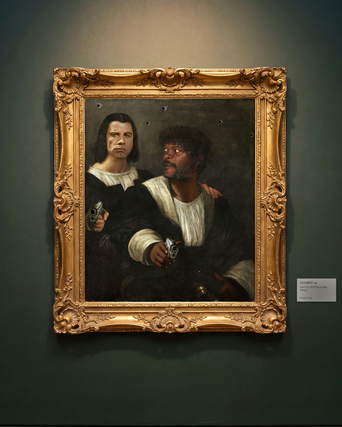 Exhibit 19, And You Will Know My Name: il quadro appeso nella sua Sala del Museo Straight Leg