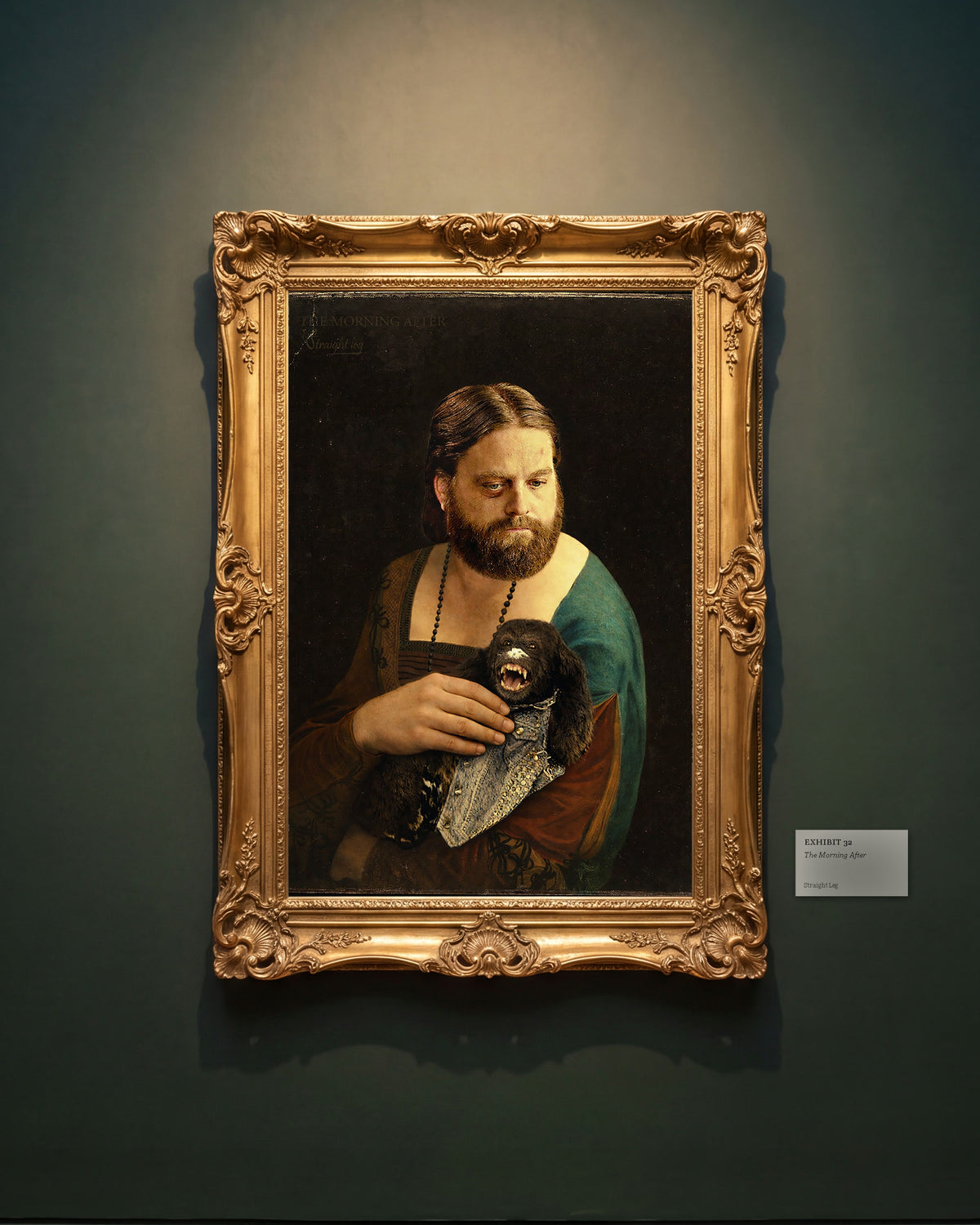 Exhibit 32, The Morning After: il quadro appeso nella sua Sala del Museo Straight Leg