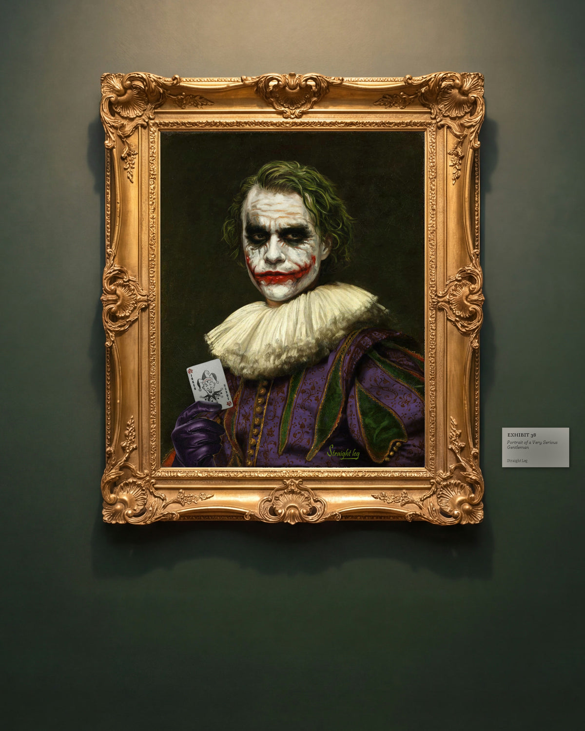 Exhibit 38, Portrait of a Very Serious Gentleman: il quadro appeso nella sua Sala del Museo Straight Leg
