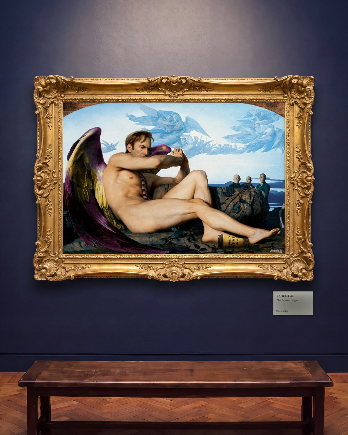 Exhibit 44, The Fallen Lawyer: il quadro appeso nella sua Sala del Museo Straight Leg