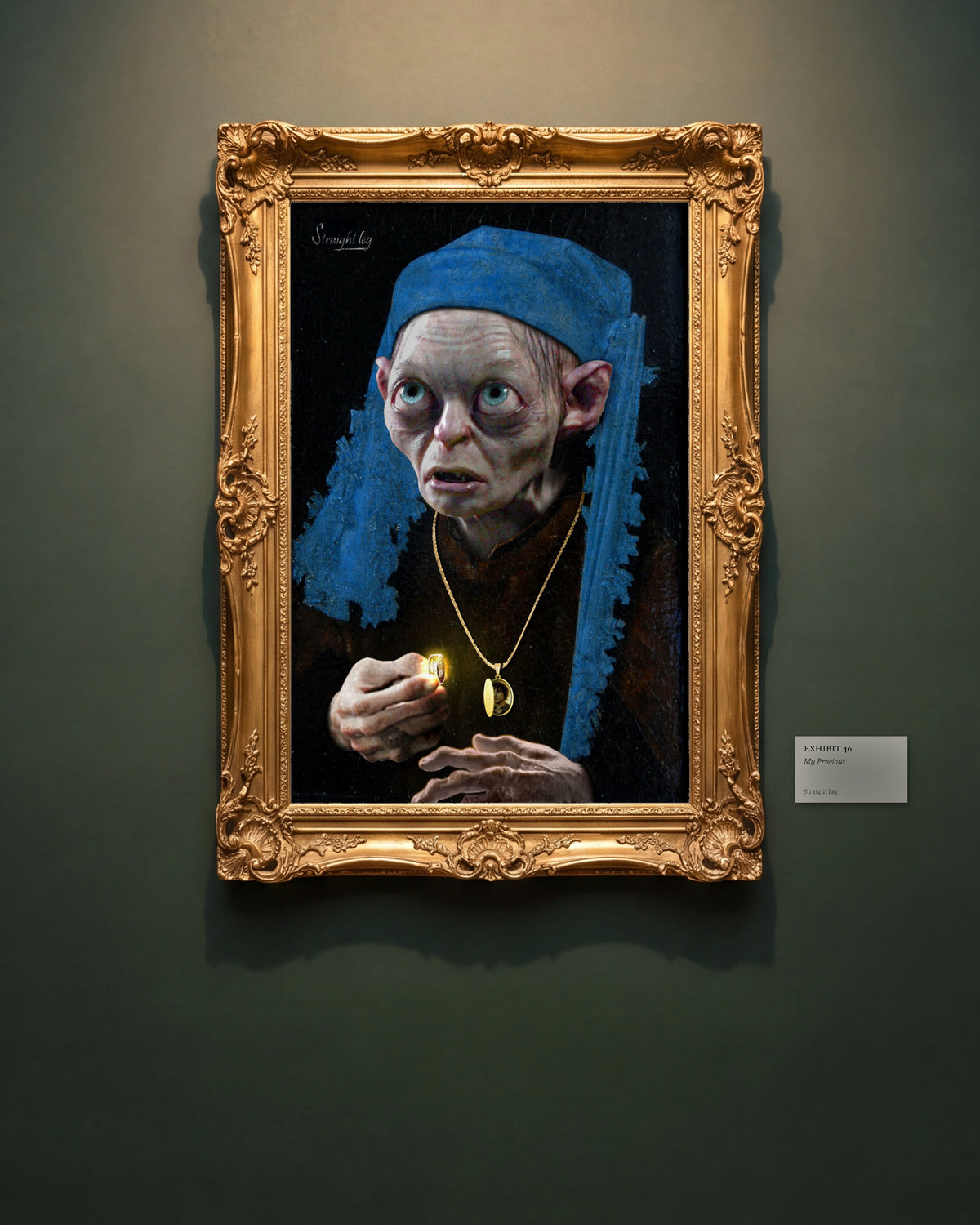 Exhibit 46, My Precious: il quadro appeso nella sua Sala del Museo Straight Leg