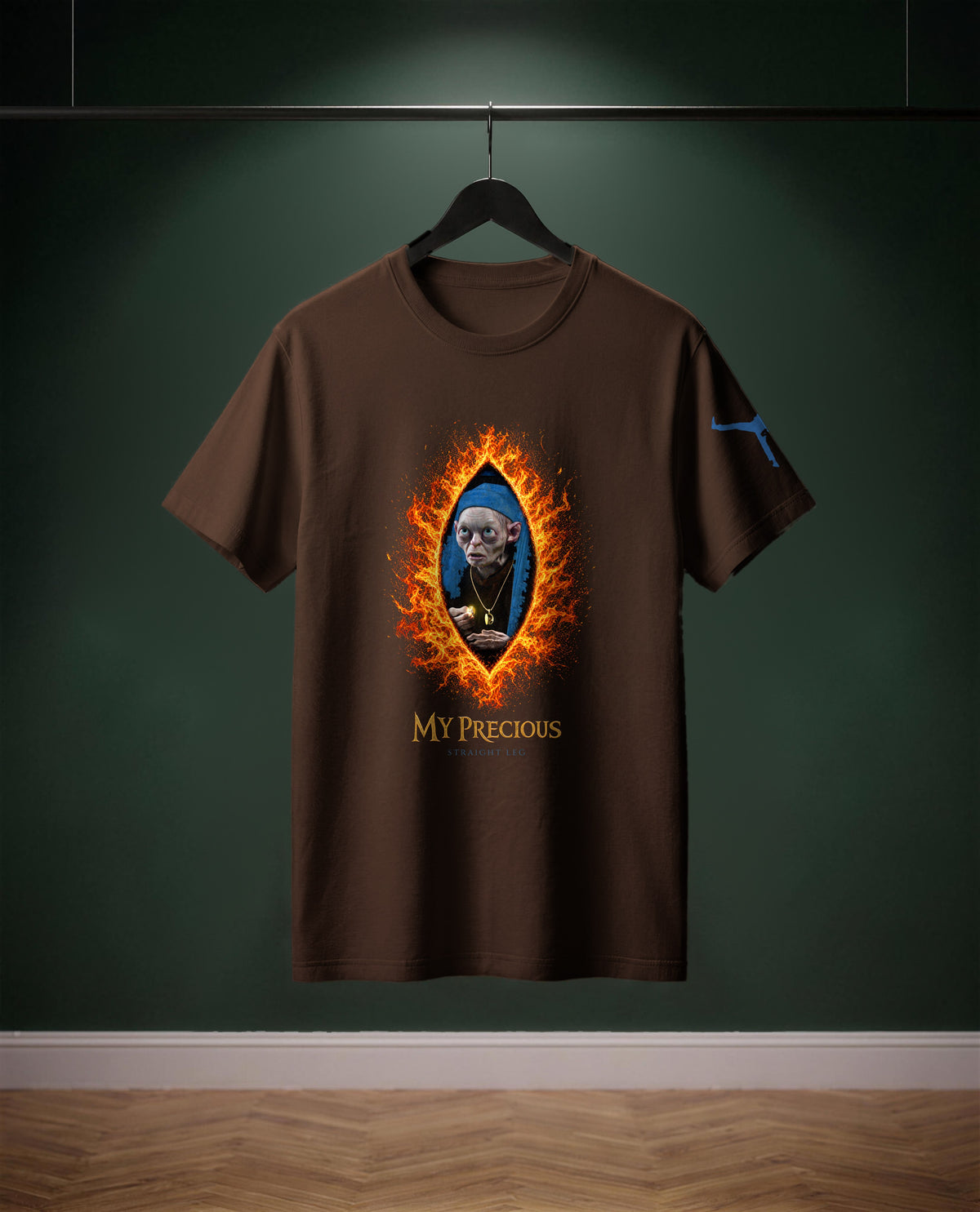 My Precious — t-shirt colore Cioccolato, davanti