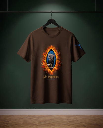 My Precious — t-shirt colore Cioccolato, davanti