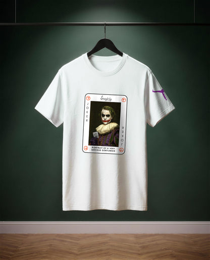 Portrait of a Very Serious Gentleman — t-shirt colore Bianco, davanti