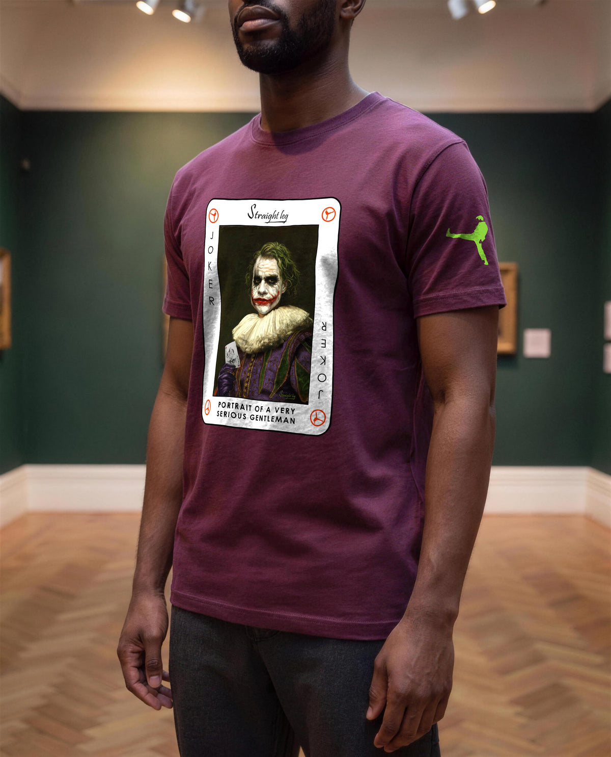 Portrait of a Very Serious Gentleman — t-shirt indossata