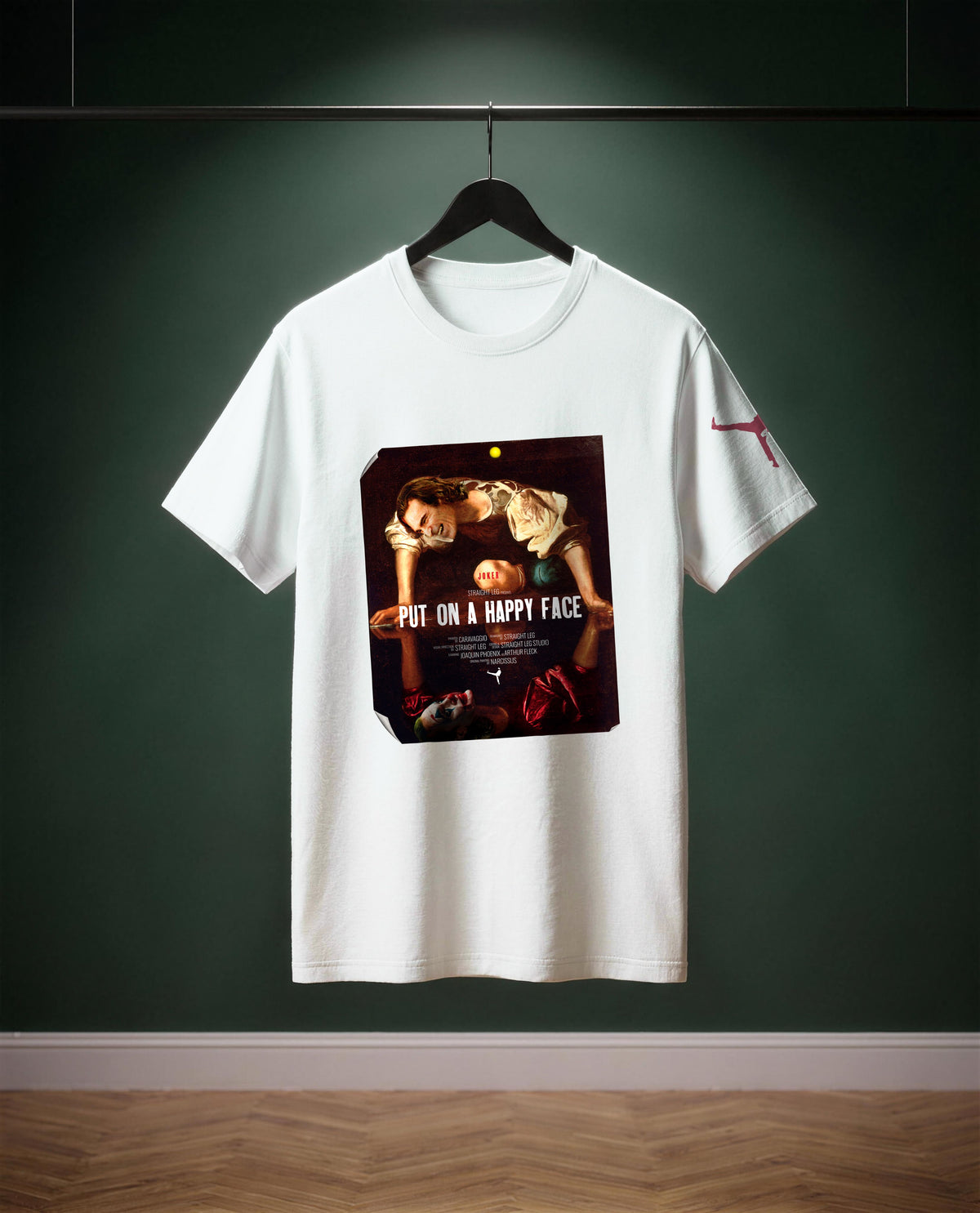 Put on a Happy Face — t-shirt colore Bianco, davanti