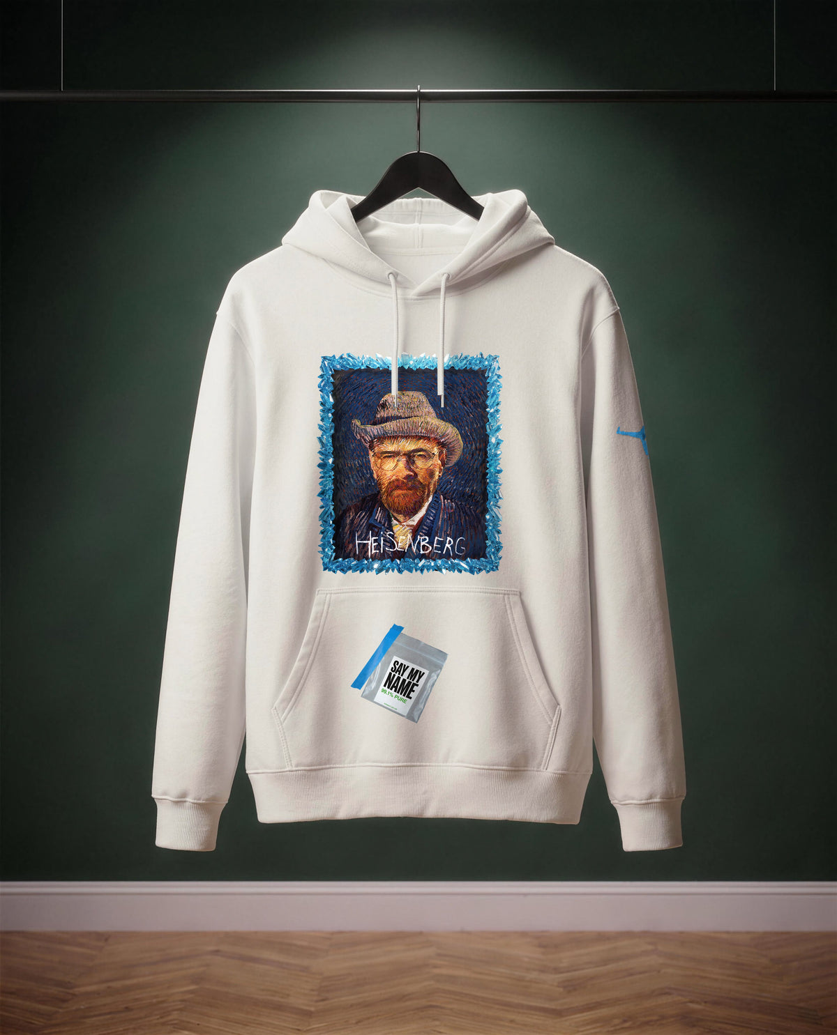 Say My Name — felpa colore Off-White, davanti