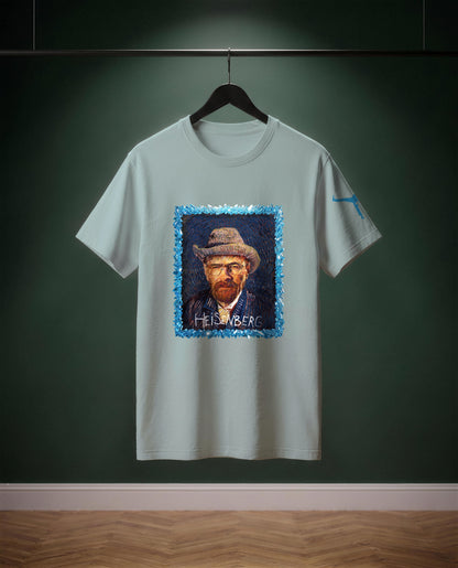 Say My Name — t-shirt colore Blu ghiaccio, davanti